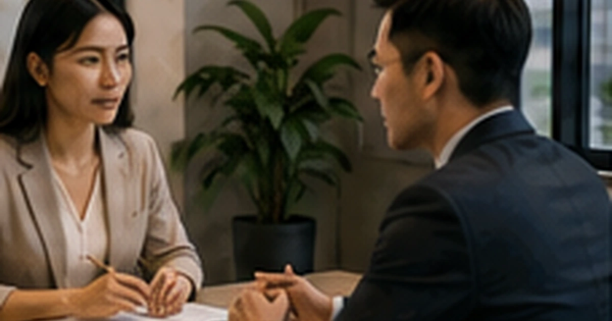 Employee asking for a raise during a calm one-to-one meeting with a manager.